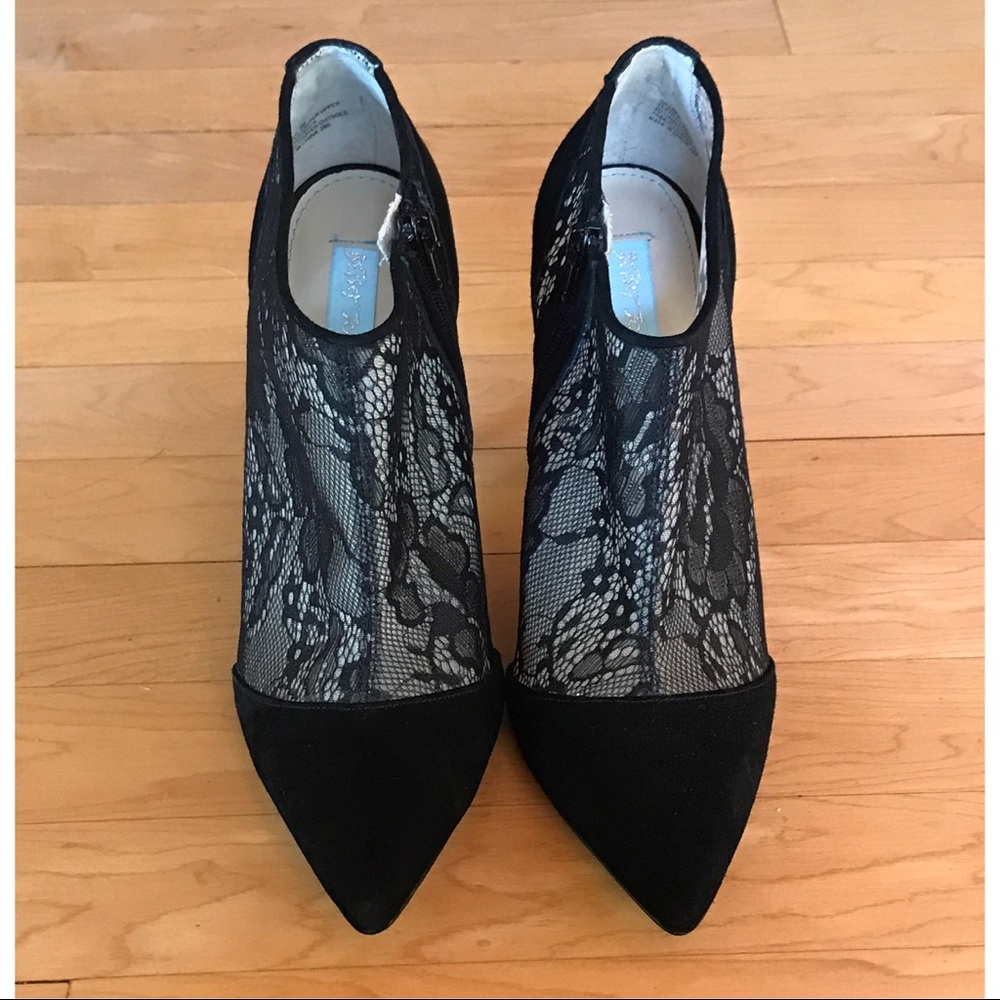 Betsey Johnson "LOLA" Lace Booties 3 Left